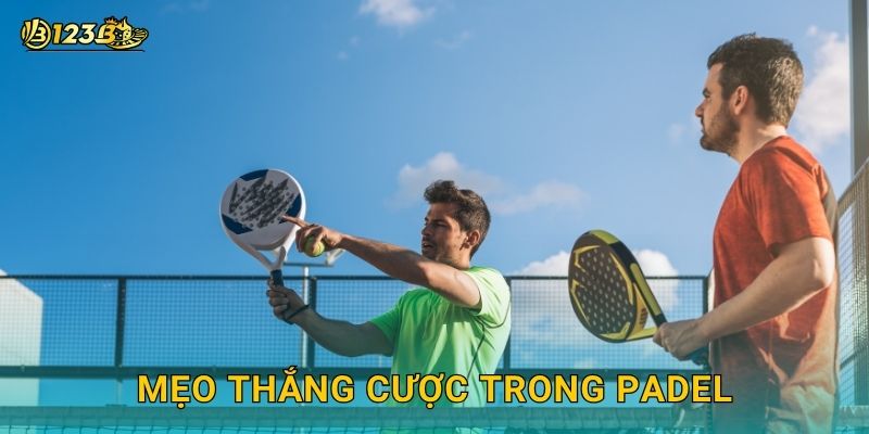 Mẹo thắng cược trong Padel